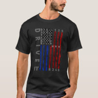 Stick Shift American Flagga Muscle Car Sex Speed G