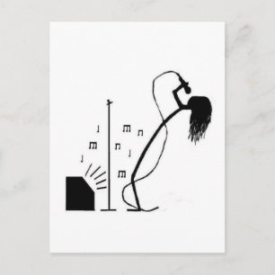 Stick Singer Vykort