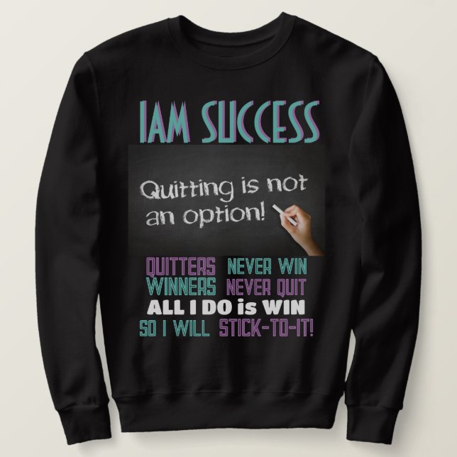 STICK-TO-IT T-Shirt Lång Ärmad Tröja (Design framsida)