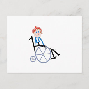 Stick Wheelstol Kid Vykort
