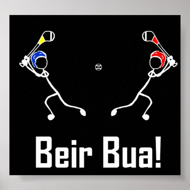 Stick with Sport Hurling Poster Beir Bua (Framsidan)