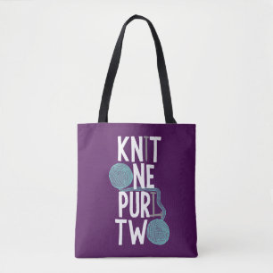 Sticka 1 Purl 2 Kitter Tygkasse