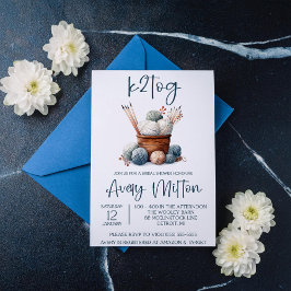 sticka 2 maskor tillsammans, Stickning, Korg med g Inbjudningar