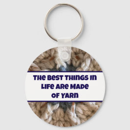 Sticka Beige Blue Yarn Photo Crafty Crochet Crafte Nyckelring