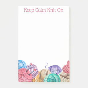 Sticka Crochet Yarn Post-it Notes Block