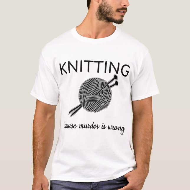 Sticka, därför att mord är den fla t shirt (Framsida)