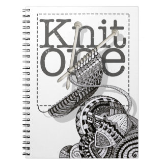 Sticka en klotterkonst anteckningsbok med spiral
