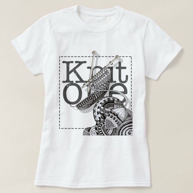 Sticka en klotterkonst t-shirt (Design framsida)