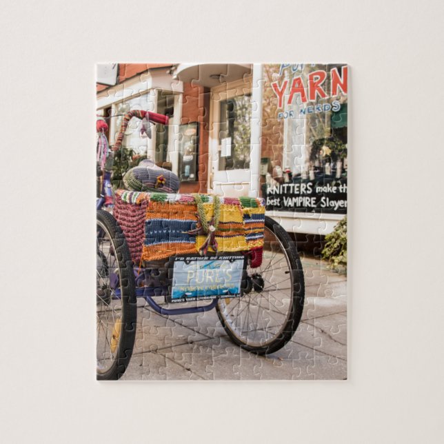 Sticka en, porlande två pussel (Vertikal)