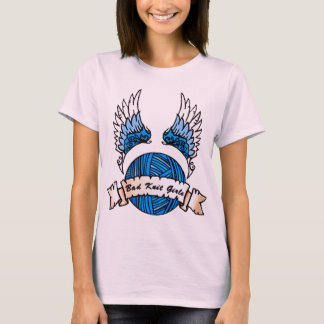 Sticka-flickorna är en helt ny Logotyp Tee