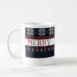 sticka glad jul kaffemugg
