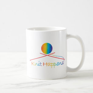 Sticka händer kaffemugg