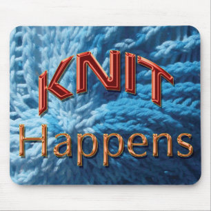 Sticka händer Mousepad (blått virvlar runt), Musmatta