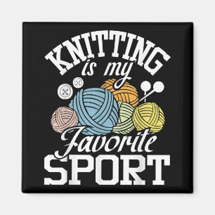 Sticka Happens Funny Knitting Shirt Knitters Pride Magnet