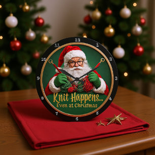 Sticka Happens Santa Stor Klocka