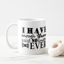 Sticka •, Inte nog garn tillverkar 2017 Kaffemugg