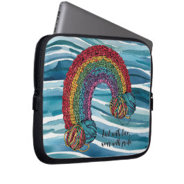 Sticka med kärlek Bära med Pride Laptop Fodral