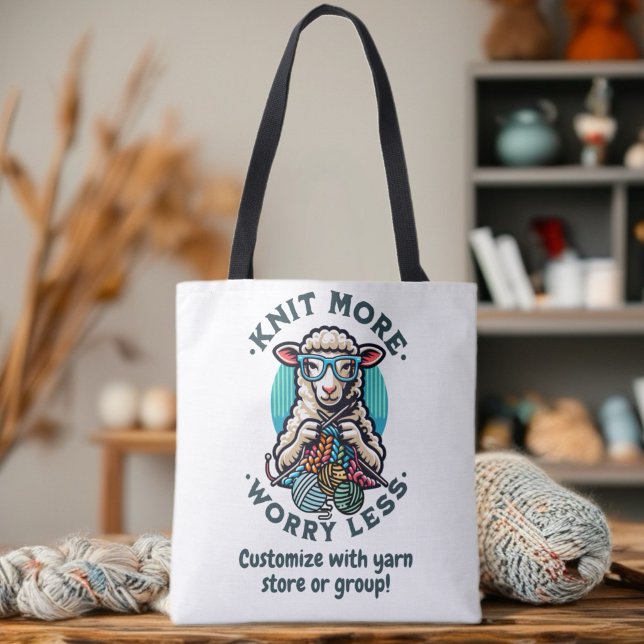 Sticka Mer Tygkasse (Discover the perfect project bags and tote bags for crafters, knitters, and crocheters! )