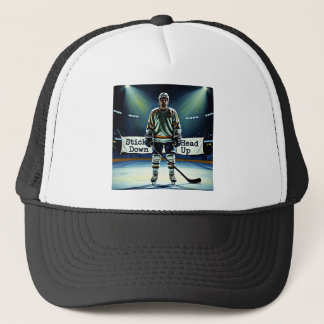Sticka Ner Huvudet Upp Hockeyhatt Keps