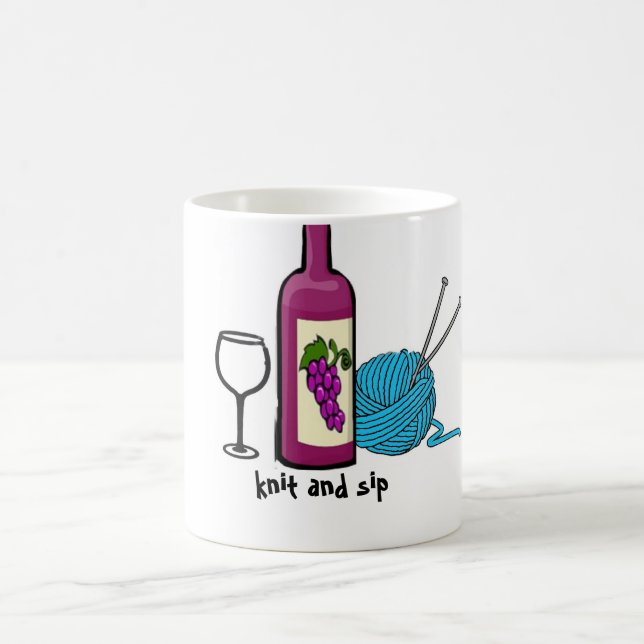 sticka- och smuttmugg kaffemugg (Center)