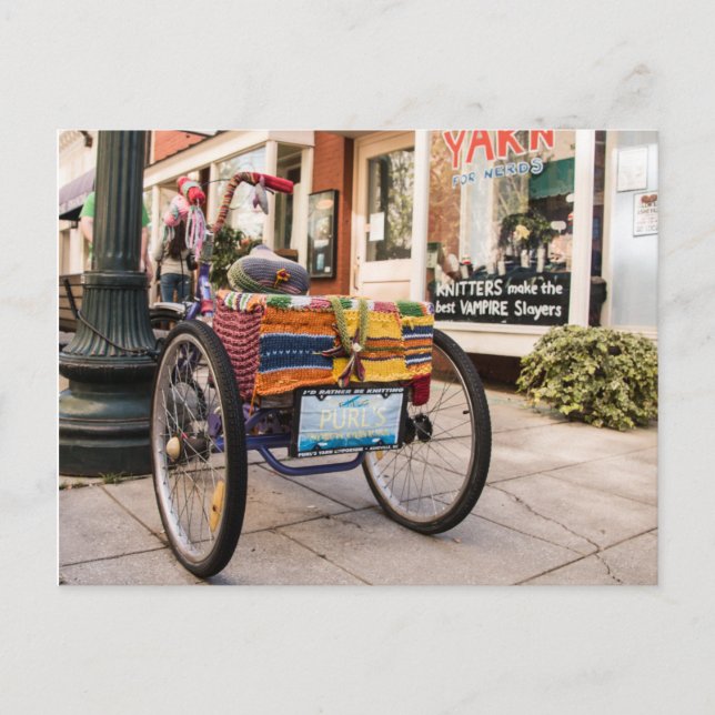 Sticka One, Purl Two Vykort (Framsida)