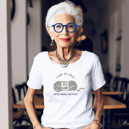 Sticka Purl Repeat Knitters T Shirt