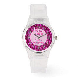 Sticka Rosa Crochet Mönster Crafty Kärlek Garn Armbandsur