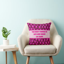 Sticka Rosa Crochet Mönster Crafty Kärlek Garn Kudde