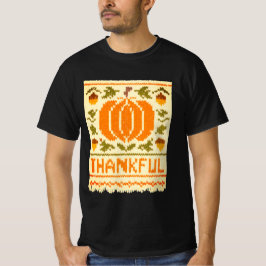 Sticka Sweater Thanksgiving Shirt | Mysigt Helgdag T Shirt
