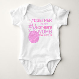 Sticka tillsammans i min Mor Womb Verse T Shirt