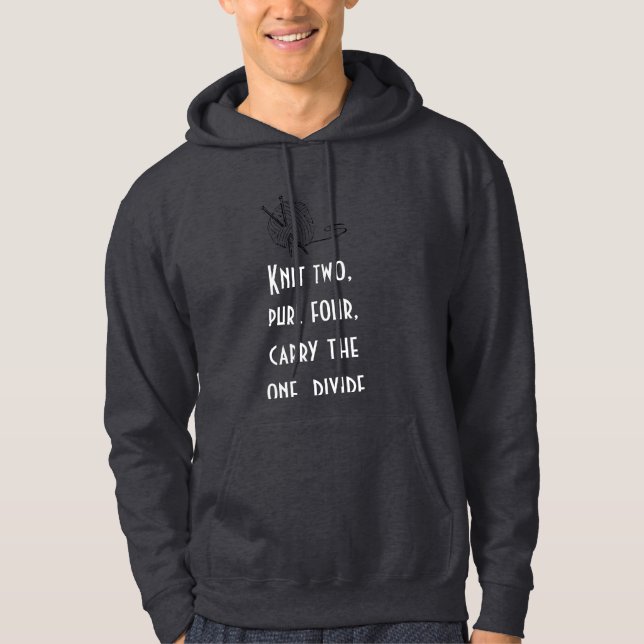Sticka två, porlande fyra, bär… hoodie (Framsida)
