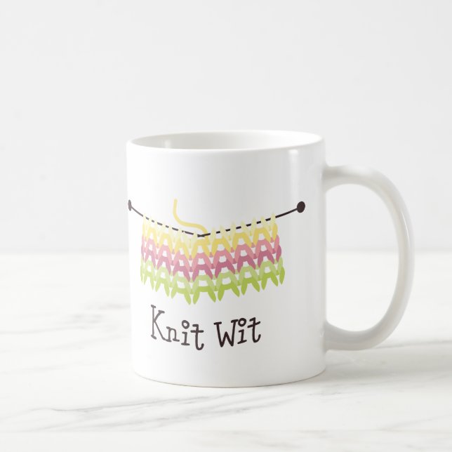 Sticka Wit Kaffemugg (Höger)