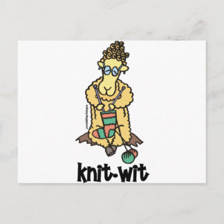 Sticka-Wit Vykort