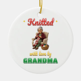 Stickad Med Kärlek Av Mormor Julgranskula