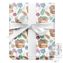 Stickad presentpapper