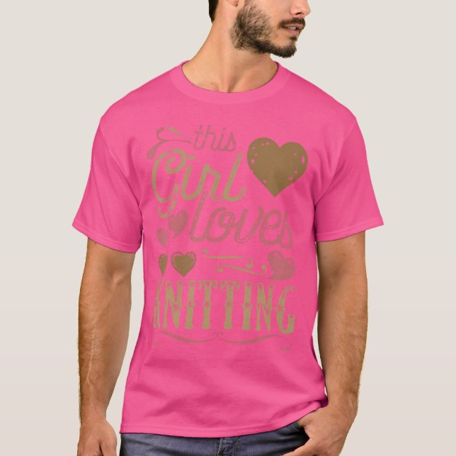 Stickad Tröja - Stickad T-shirt Present Stickad Tr (Framsida)
