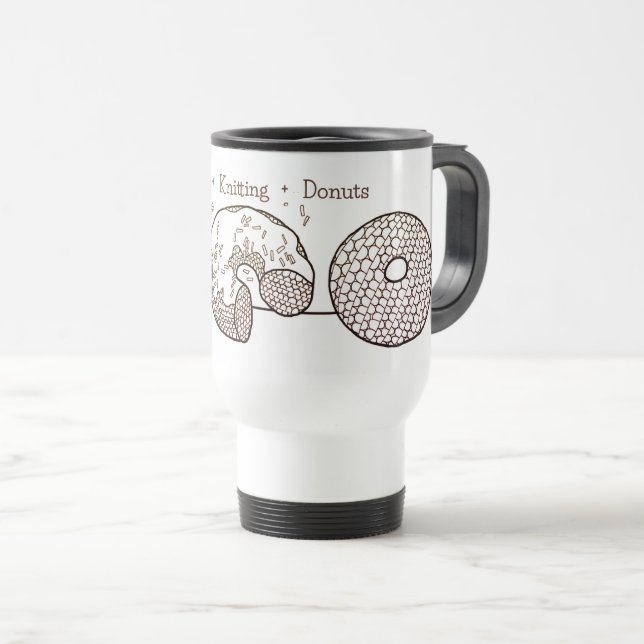 STICKADE MUNKAR Kaffe/Resemugg  Resemugg (Framsida höger)