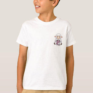 Stickande Får Tecknad Film Barn T Shirt