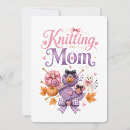 Stickande Mamma Halloween-kort Kort