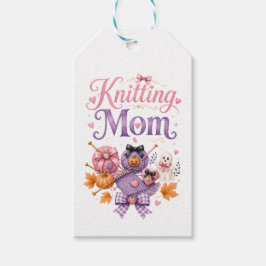 Stickande Mamma Halloween-kort Presentetikett
