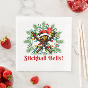 Stickball jul Hat Julafton Pappersservett
