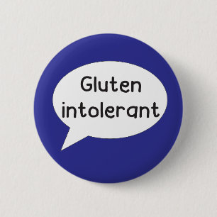 Stickbricka för glutenintolerant knapp