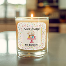 Sticker 3-in, Namn | Påsk Blessings Glad påsk