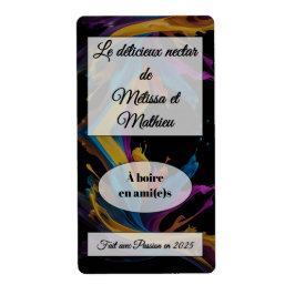 Sticker a bouteille de vin fraktsedel