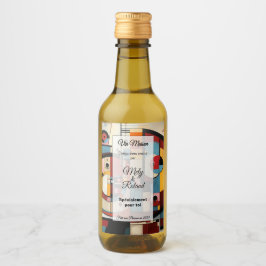 Sticker a bouteille de vin vinetikett