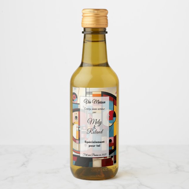 Sticker a bouteille de vin vinetikett (Framsida)