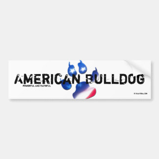 Sticker American Bulldog Bildekal