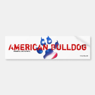 Sticker American Bulldog Bildekal