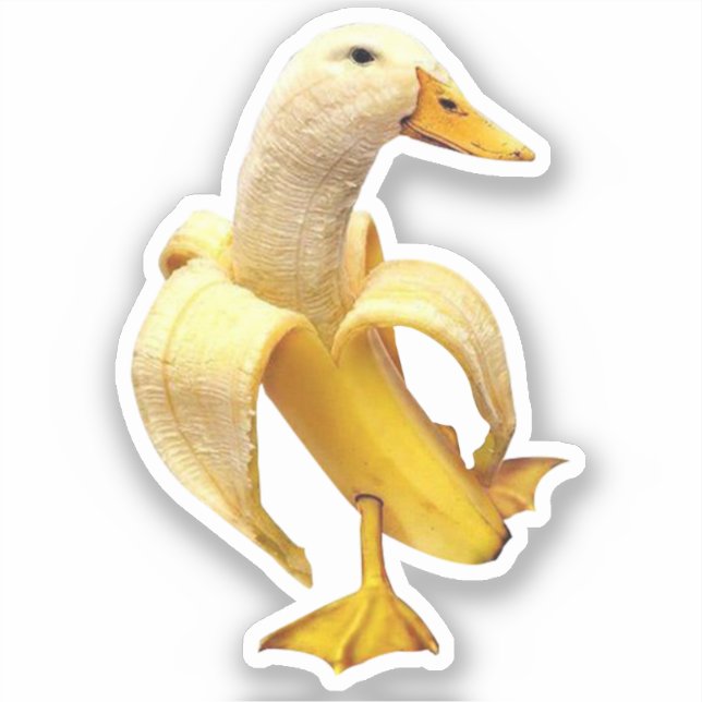 Sticker Banana Anka Meme Klistermärken (Framsida)