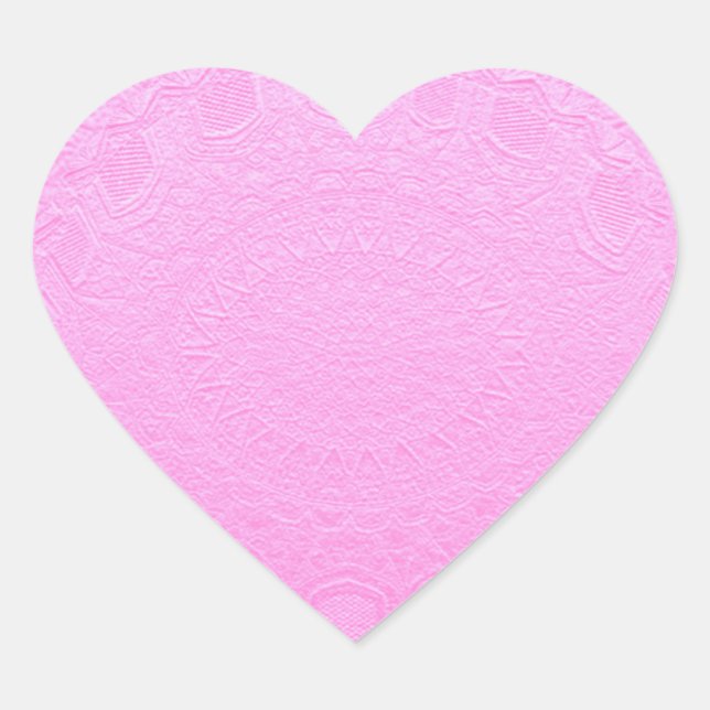 STICKER Blank HEART Hjärtformat Klistermärke (Framsida)